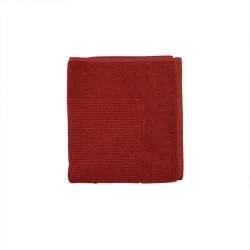 Nova Home Pretty Collection Bath Mat Towel, Cotton, Burgundy Color