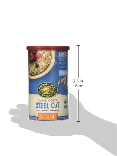 Nature's Path Organic Quick Cook Steel Cut Oat, 680gram - Nature's Path Organic - Image 4