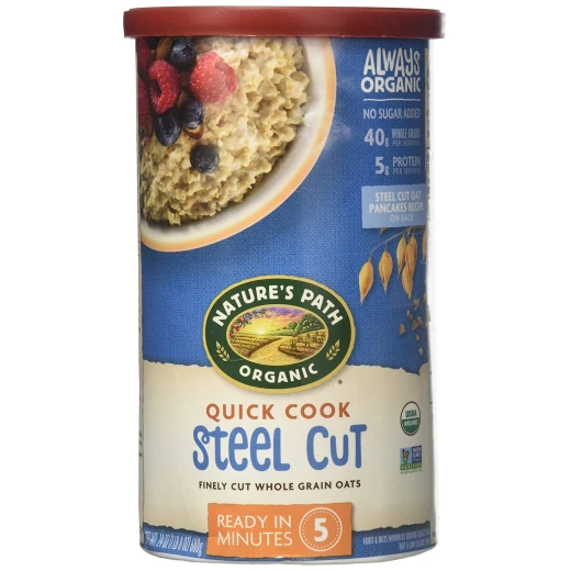 Nature's Path Organic Quick Cook Steel Cut Oat, 680gram - Nature's Path Organic - Image 2