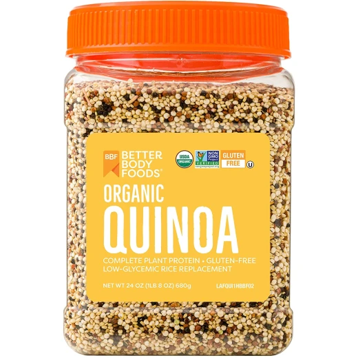 Better Body Food Gluten Free Organic Quinoa, 680gram Better Body Food Gluten Free Organic Quinoa, 680gram