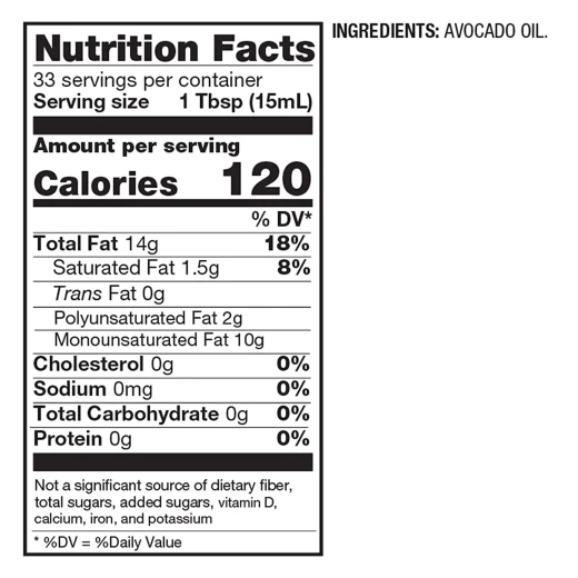 Better Body Food Refined Avocado Oil, 500ml - Better Body Food - Image 3