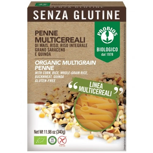 Probios Organic Gluten Free Multigrain Ditali Pasta, 340gram Probios Organic Gluten Free Multigrain Ditali Pasta, 340gram