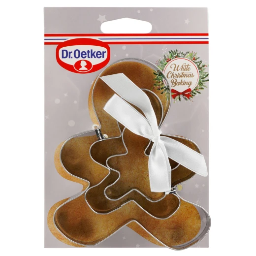 Dr.Oetker Gingerbread Man Cutter, 3Pcs, Stainless Steel - Dr.Oetker - Image 3