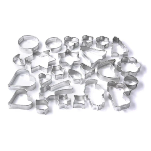 Zenker Patisserie Cookie Cutter, Set Of 25, Different Shapes Zenker Patisserie Cookie Cutter, Set Of 25, Different Shapes