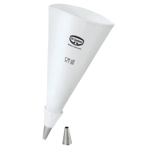 Dr. Oetker Piping Bag, Including 2 Nozzles and Universal Adapter Dr. Oetker Piping Bag, Including 2 Nozzles and Universal Adapter