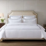 Nova Home Cruise Duvet Cover Set, Cotton, 600 Thread Count, White & Grey Color, King Size - Nova Home