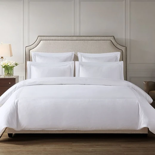 Nova Home Cruise Duvet Cover Set, Cotton, 600 Thread Count, White Color, King Size Nova Home Cruise Duvet Cover Set, Cotton, 600 Thread Count, White Color, King Size