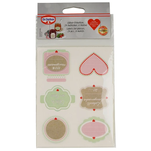 Dr. Oetker Jar Preserving Labels, 24 Pieces - Dr.Oetker - Image 3