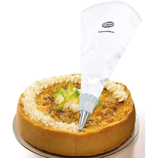 Dr. Oetker Piping Bag, Including 2 Nozzles and Universal Adapter - Dr.Oetker - Image 3
