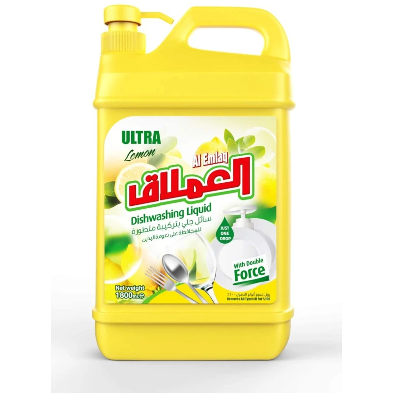 سائل جلي، 1800 مل، ليمون من العملاق - العملاق