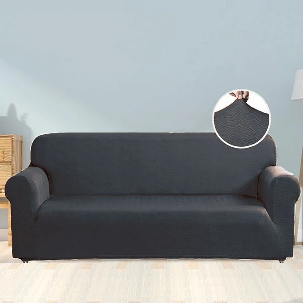 Nova Home Perfect Fit Stretch Sofa Cover, 2 Seats, Grey Color - Nova Home