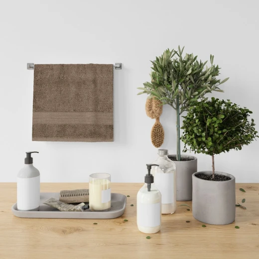 Nova home towel, cotton, beige color - Nova Home - Image 3