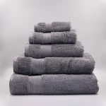 Nova home towel, cotton, grey color - Nova Home