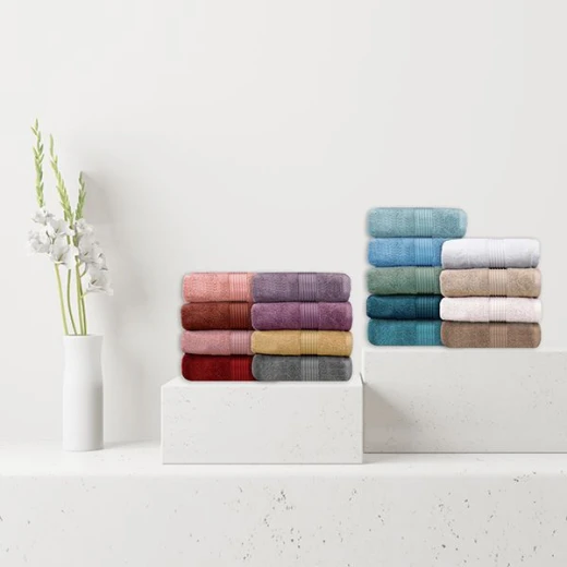 Nova Home Pretty Collection Towel, Cotton, Burgundy Color, 100*150 CM - Nova Home - Image 4