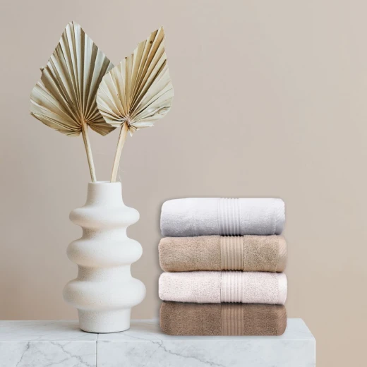 Nova home pretty collection towel, cotton, beige color, 33*33 cm - Nova Home - Image 3