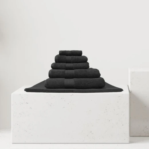 Nova home pretty collection towel, cotton, black color, 33*33 cm Nova home pretty collection towel, cotton, black color, 33*33 cm