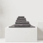 Nova home pretty collection towel, cotton, grey color, 33*33 cm - Nova Home