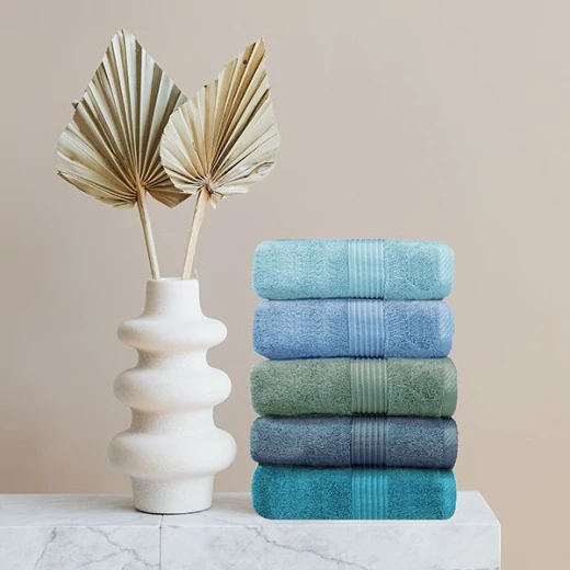 Nova Home Pretty Collection Towel, Cotton, Green Color, 33*33 CM - Nova Home - Image 3