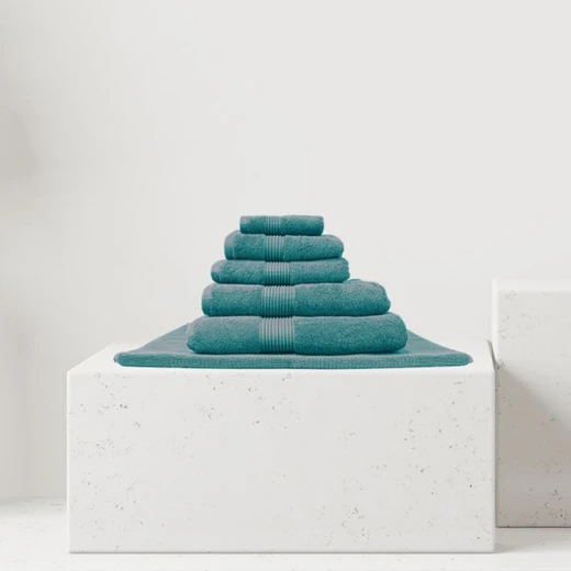 Nova home pretty collection towel, cotton, turquoise color, 33*33 cm Nova home pretty collection towel, cotton, turquoise color, 33*33 cm