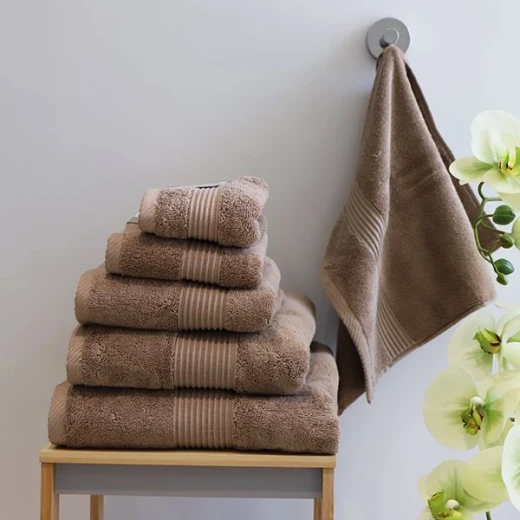 Nova home pretty collection towel, cotton, moka color, 33*33 cm - Nova Home - Image 2