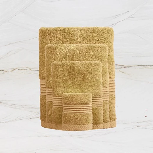 Nova home pretty collection towel, cotton, yellow color, 40*60 cm - Nova Home - Image 2