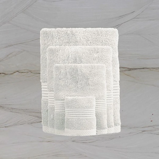 Nova home pretty collection towel, cotton, off-white color, 50*100 cm - Nova Home - Image 3