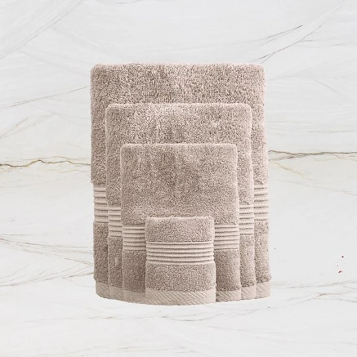 Nova home pretty collection towel, cotton, beige color, 70*140 cm - Nova Home - Image 3