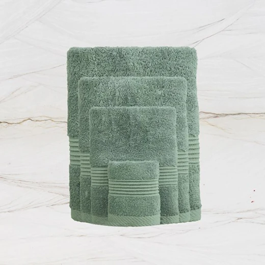 Nova home pretty collection towel, cotton, green color, 70*140 cm - Nova Home - Image 3