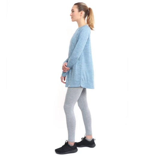 RB Women's Long Sleeve Training Top, Large Size, Baby Blue Color - RB - Image 3