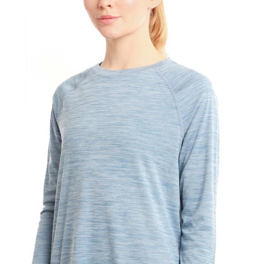 RB Women's Long Sleeve Training Top, Large Size, Baby Blue Color - RB - Image 2