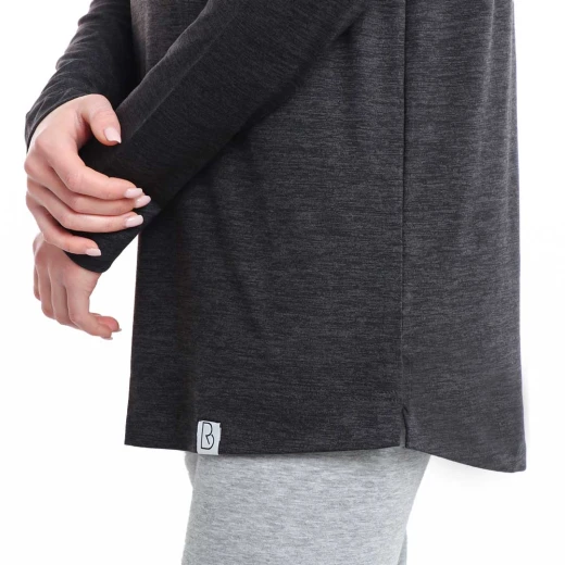 RB Women's Long Sleeve Training Top, XX Large Size, Black Color - RB - Image 5