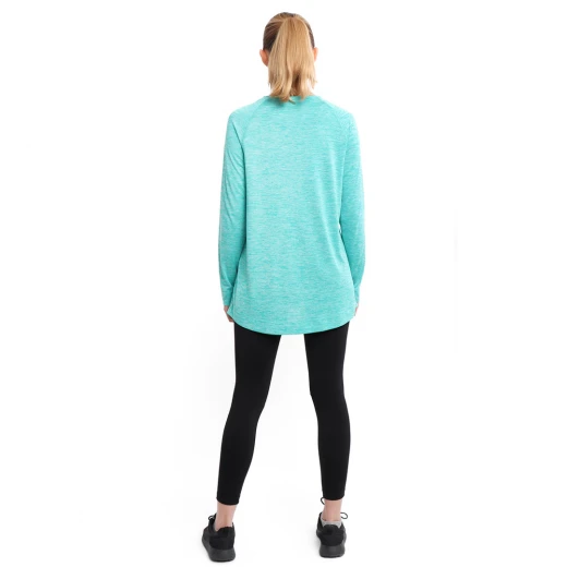 RB Women's Long Sleeve Training Top, Small Size, Earth Green Color - RB - Image 3