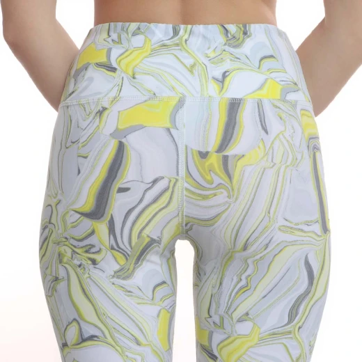 RB Women's High-Waist Leggings, XX Large Size, Yellow Color - RB - Image 2