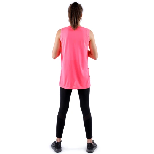 RB Women's Side Slit Tank Top, XX Large Size, Pink Color - RB - Image 2