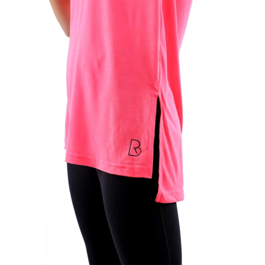 RB Women's Side Slit Tank Top, XX Large Size, Pink Color - RB - Image 4