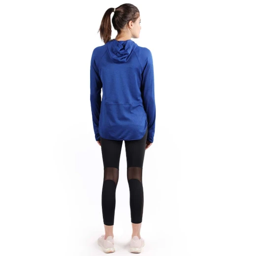 RB Women's Short Running Hoodie, Small Size, Royal Blue Color - RB - Image 4