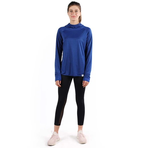RB Women's Short Running Hoodie, Large Size, Royal Blue Color RB Women's Short Running Hoodie, Large Size, Royal Blue Color