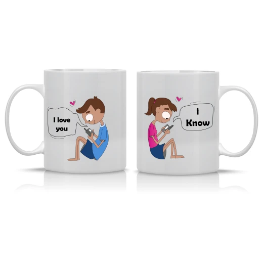 I Know You Love Me Couples Mug I Know You Love Me Couples Mug