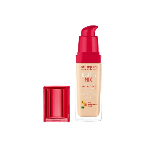 Bourjois Healthy Mix Anti Fatigue Foundation Rose Ivory 50 Radiant Complexion Makeup 30ml Long Lasting - Bourjois - Image 2