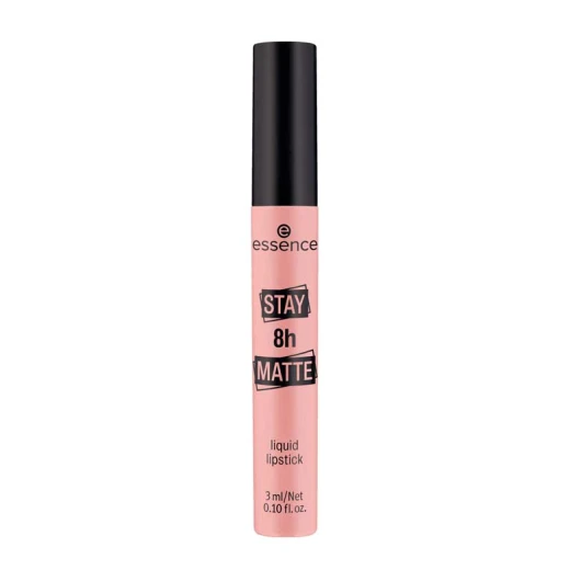 Essence 8H Matte Liquid Lipstick Rosy Nude Long Lasting Kiss Proof Makeup Essence 8H Matte Liquid Lipstick Rosy Nude Long Lasting Kiss Proof Makeup