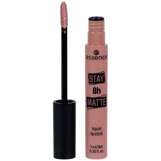 Essence 8H Matte Liquid Lipstick Rosy Nude Long Lasting Kiss Proof Makeup - Essence - Image 2