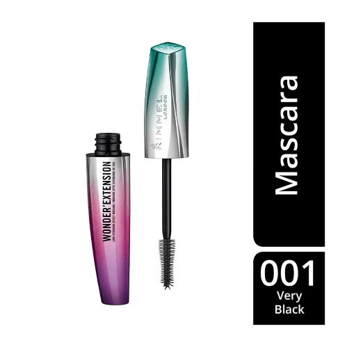 Rimmel London Wonder Extension Mascara Very Black Lash Lengthening Volume Smudge Proof Makeup - Rimmel London - Image 5