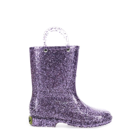 Western Chief Kids Glitter Rain Boots, Purple Color, Size 23 - Western Chief - Image 3