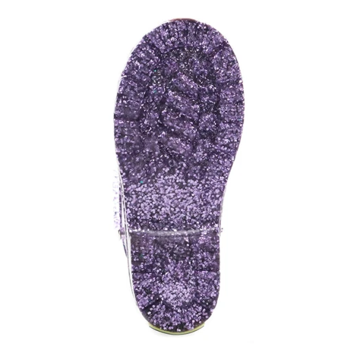 Western Chief Kids Glitter Rain Boots, Purple Color, Size 24 - Western Chief - Image 2