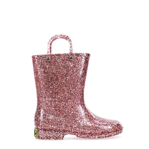 Western Chief Kids Glitter Rain Boots, Rose Gold Color, Size 32 - Western Chief - Image 8