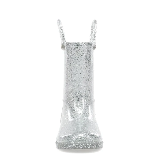 Western Chief Kids Glitter Rain Boots, Silver Color, Size 28 - Western Chief - Image 3