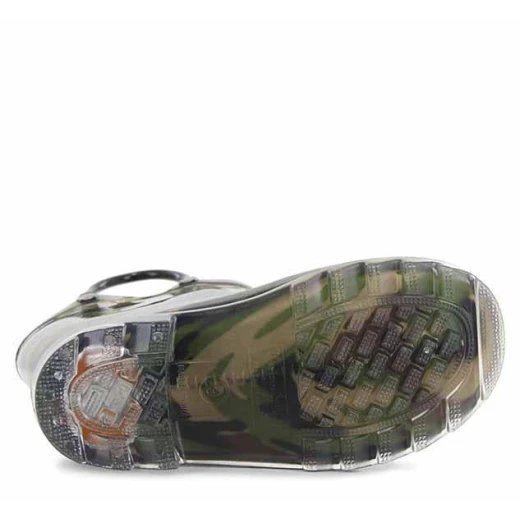 Western Chief Kids Camo Lighted Rain Boots, Green Color, Size 25 - Western Chief - Image 3