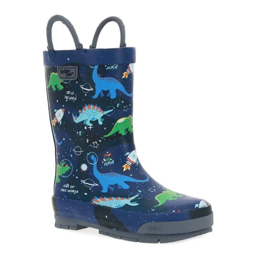 Western Chief Kids Space Dinosaurs Rain Boot, Navy Color, Size 36 - Western Chief - Image 4
