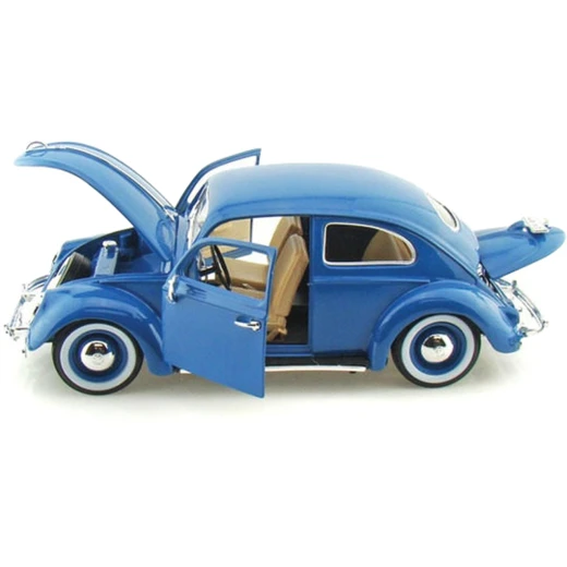 Burago Volkswagen Kafer Beetle Car, Blue Color - Burago - Image 4