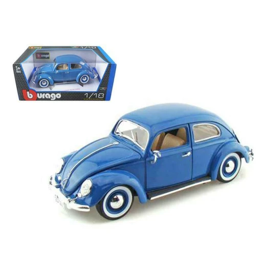 Burago Volkswagen Kafer Beetle Car, Blue Color - Burago - Image 3